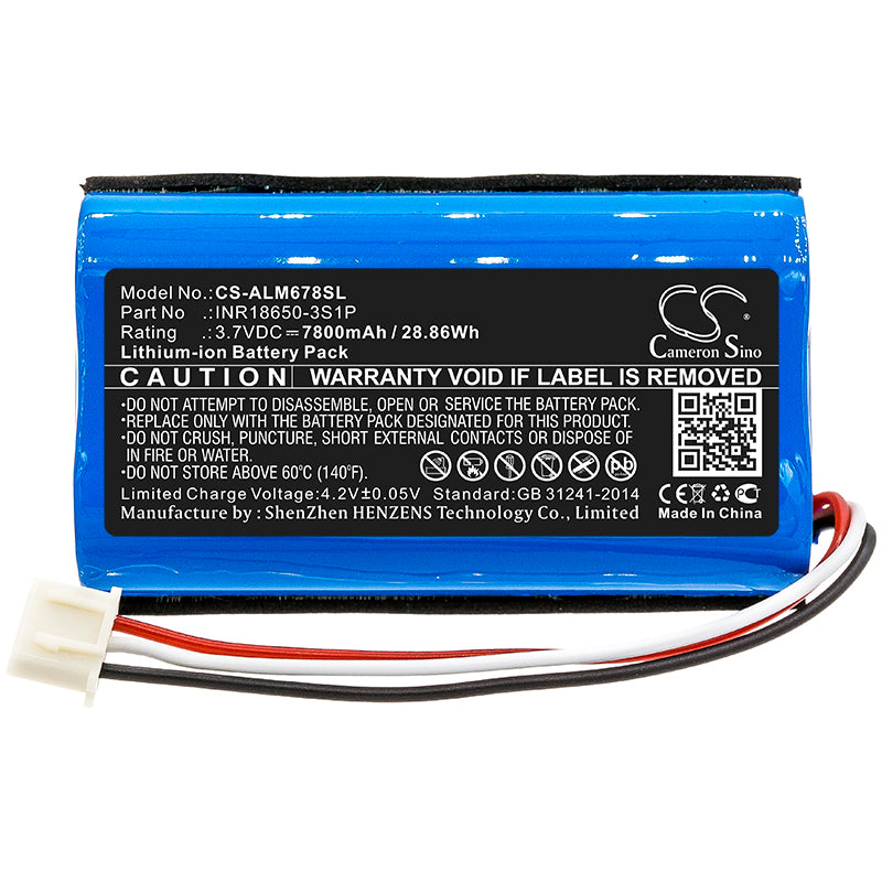 Altec Lansing iMW678 iMW678BLK iMW678BLU 7800mAh Replacement Battery BatteryClerkcom Speaker