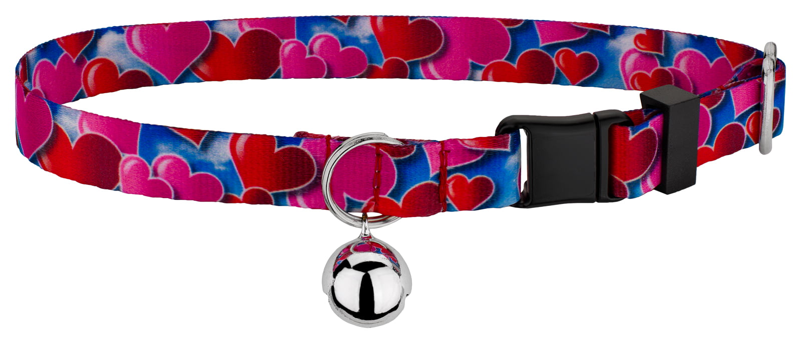 Country Brook Petz® Floating Hearts Cat Collar Limited Edition