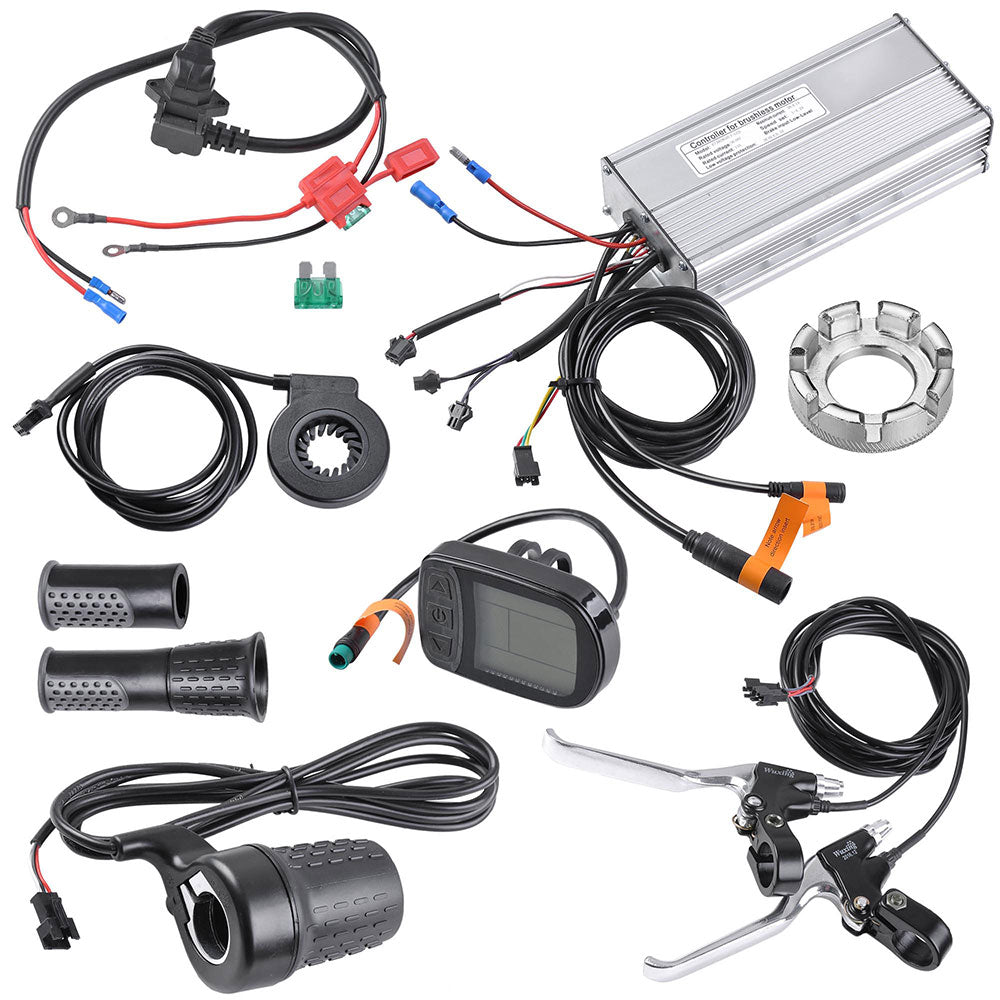 Yescom 26in Front Electric Bicycle Motor Conversion Kit 48v 1000w