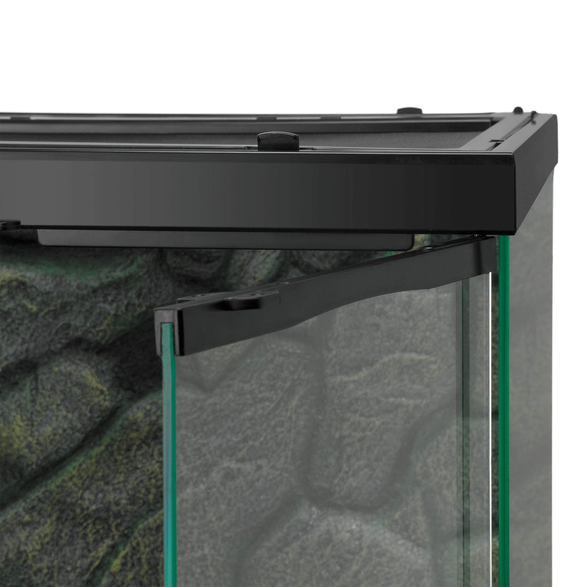 Zilla Front Opening Terrarium Black 12 x 12 x 15in