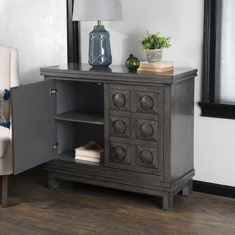 Linon Zora Storage Console Cabinet