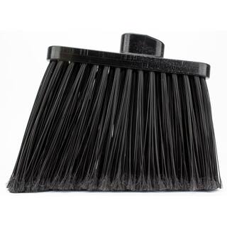 CFS Brands Sparta 12 in. Black Polypropylene Flagged Upright Broom Head (12-Pack) 36867EC03