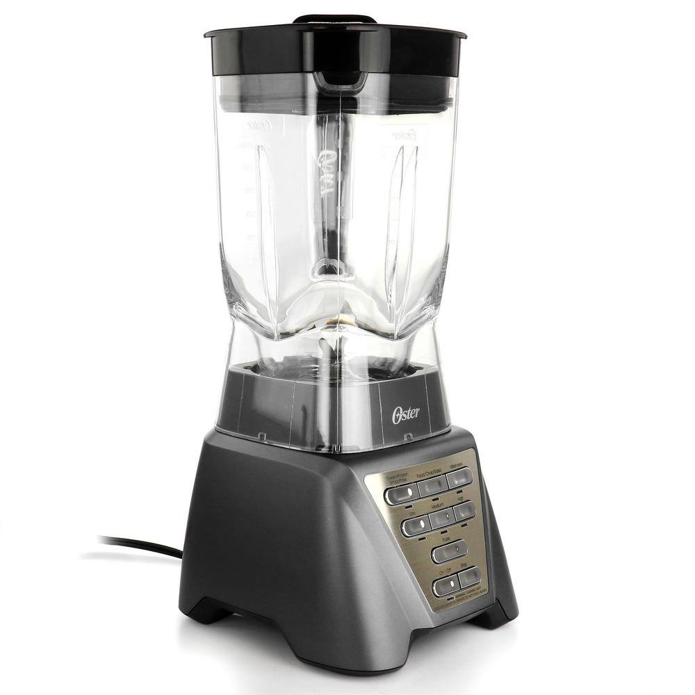 Oster Pro 1200 Plus 2-in-1 64 oz. 7-Speed Countertop Blender and Food Processor in Gray 985120294M