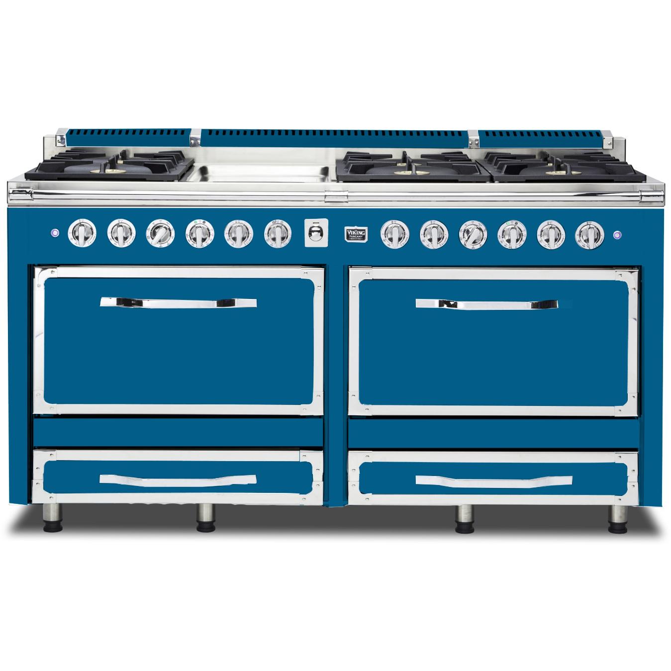 Viking 66-inch Freestanding Dual-Fuel Range with Convection Technology TVDR661-6GAB