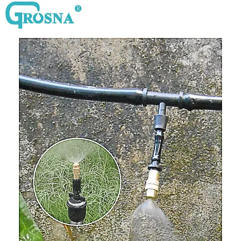 Adjustable Brass Spray Atomizing Nozzle Water Sprinkler Irrigation System Gardening Irrigation Accessories Watering Supplies