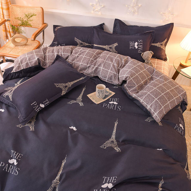 MaxComfy 100% Cotton Duvet Cover Set