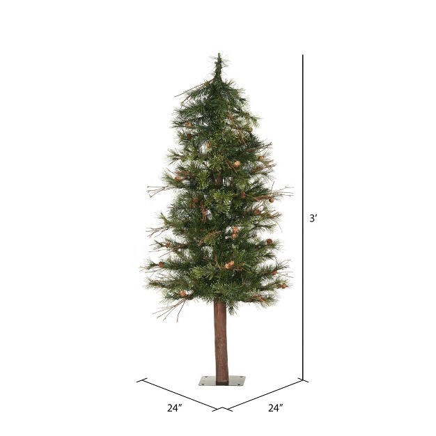 Vickerman Mixed Country Pine Artificial Alpine Tree