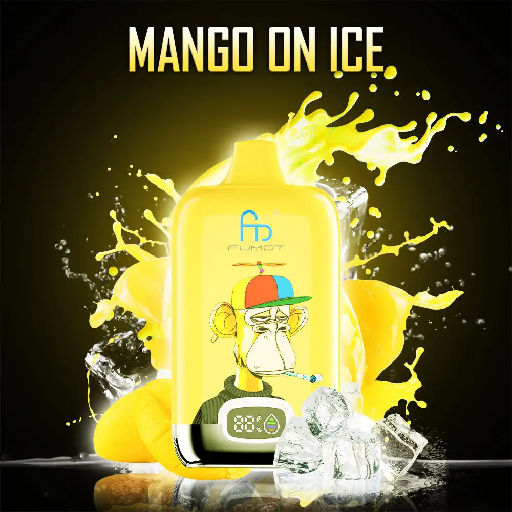Fumot Tornado Digital Box 12000 Puffs - Mango On Ice