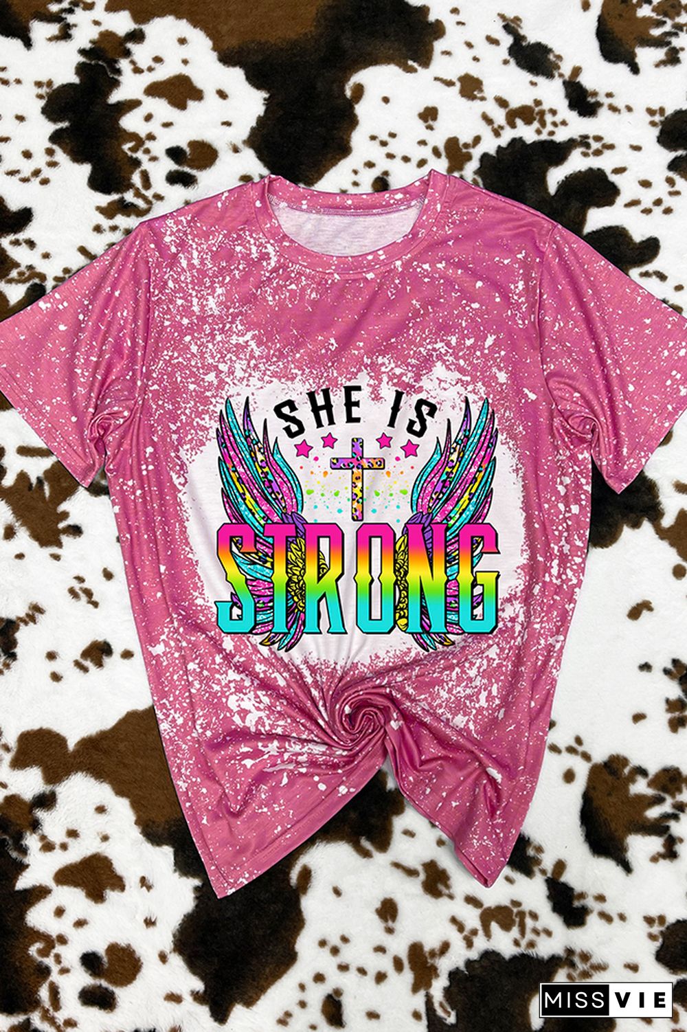 She Is Strong Graphic Tee Wholesale