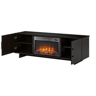 Ameriwood Home Julia 60 in. Electric Fireplace TV Stand in Espresso HD07098