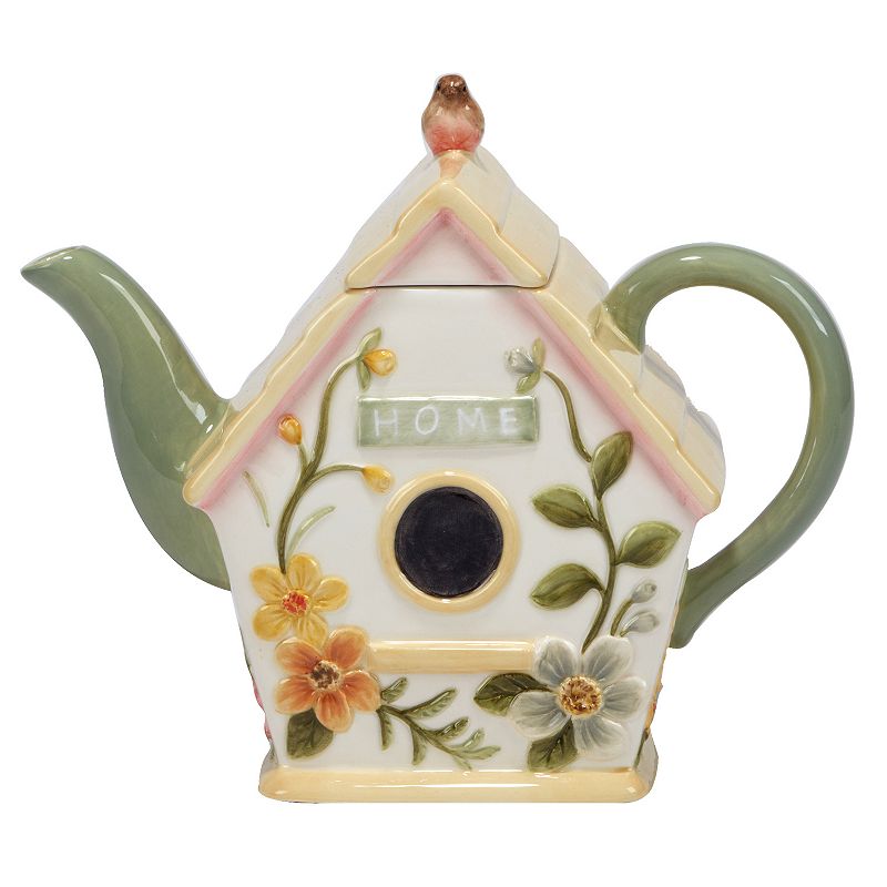 Certified International Nature's Song 3D Teapot