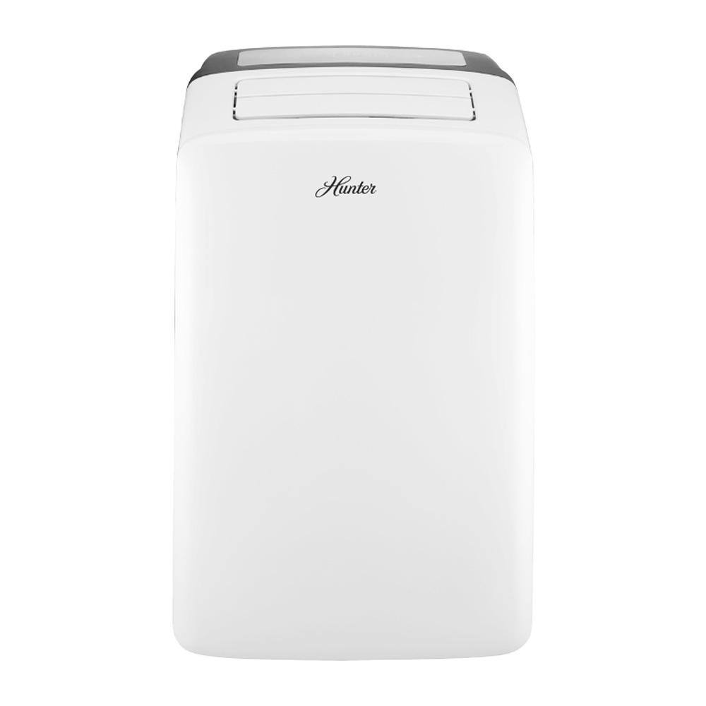 Hunter 10000 BTU 6500 BTU (DOE) Portable Air Conditioner in White with Dehumidifier and Remote Control HPAC-10C150