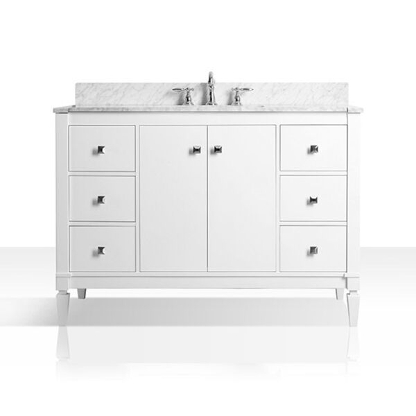 Kayleigh White 48-Inch Vanity Console