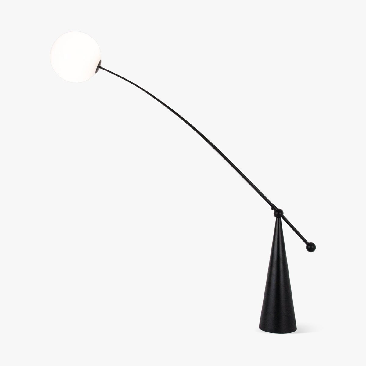 Opal Arc Floor Lamp