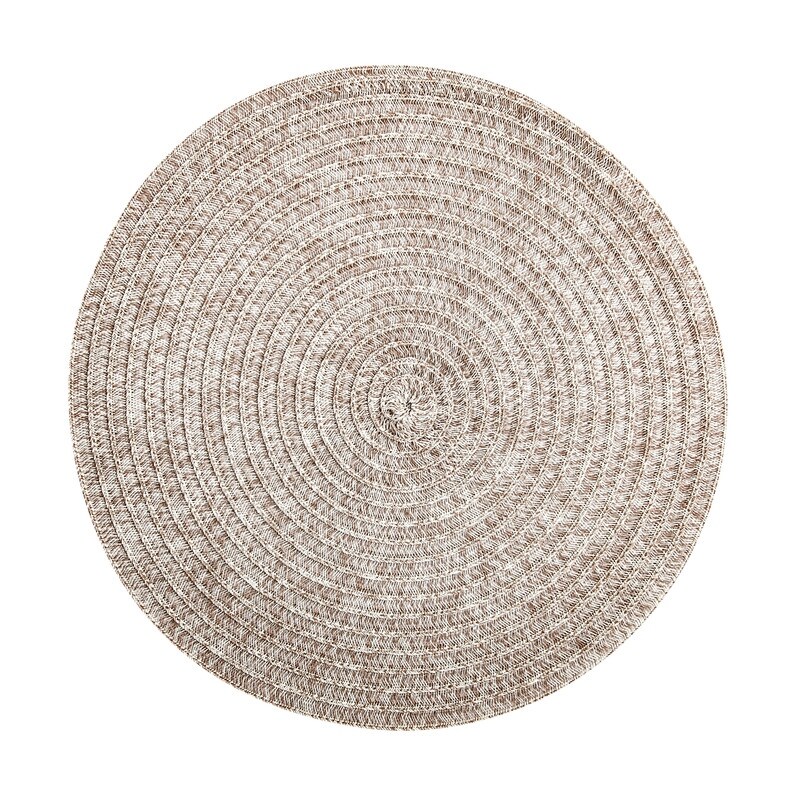 Ray Star Round Woven Vinyl Placemat (Set of 4)  15\