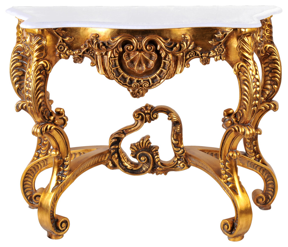 Aurora 36 quotConsole Table   Victorian   Console Tables   by Infinity Furniture  Houzz