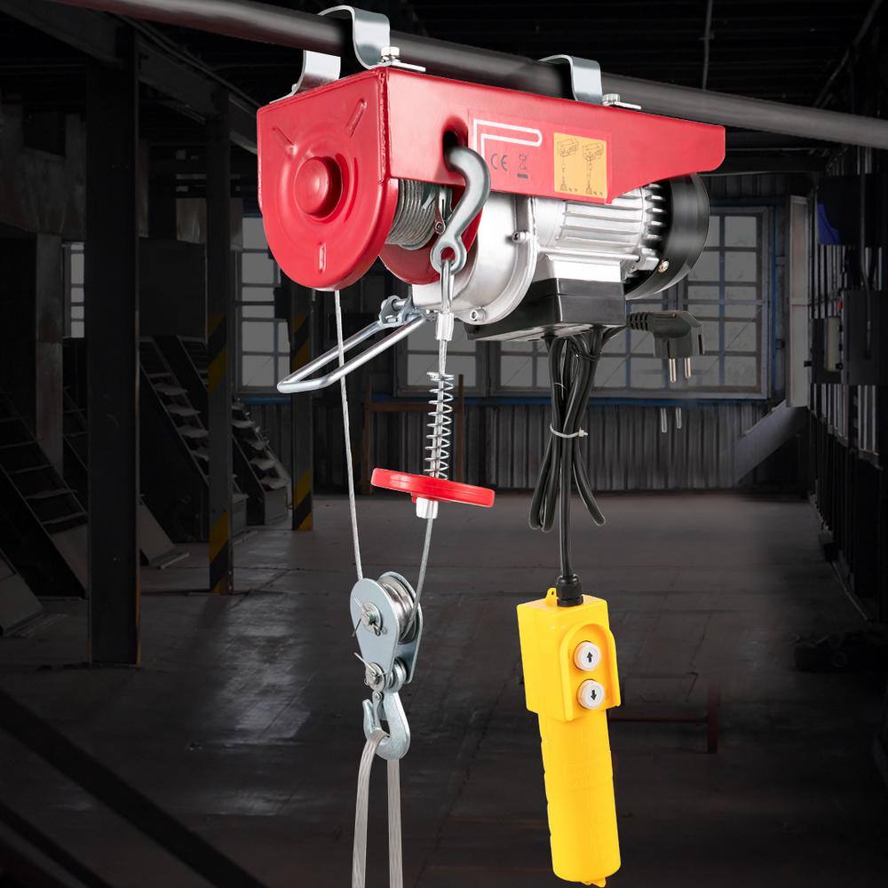 VEVOR Lift Electric Hoist 440 lbs. Remote Control Electric Winch Overhead Crane 110-Volt for Factories Warehouses Construction 440LBSDDHL0000001V1