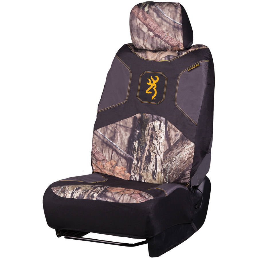 Browning Low Back Seat Cover， Mossy Oak Country