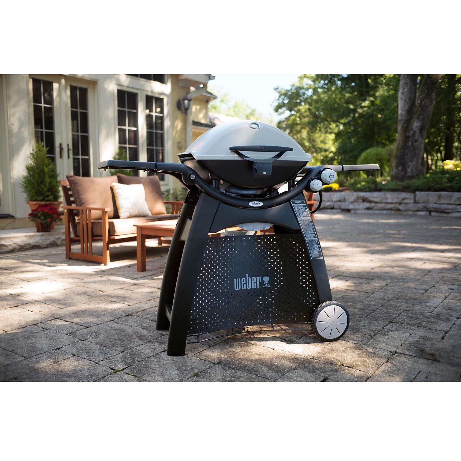 Weber Q3200 2 Burner Liquid Propane Grill Titanium