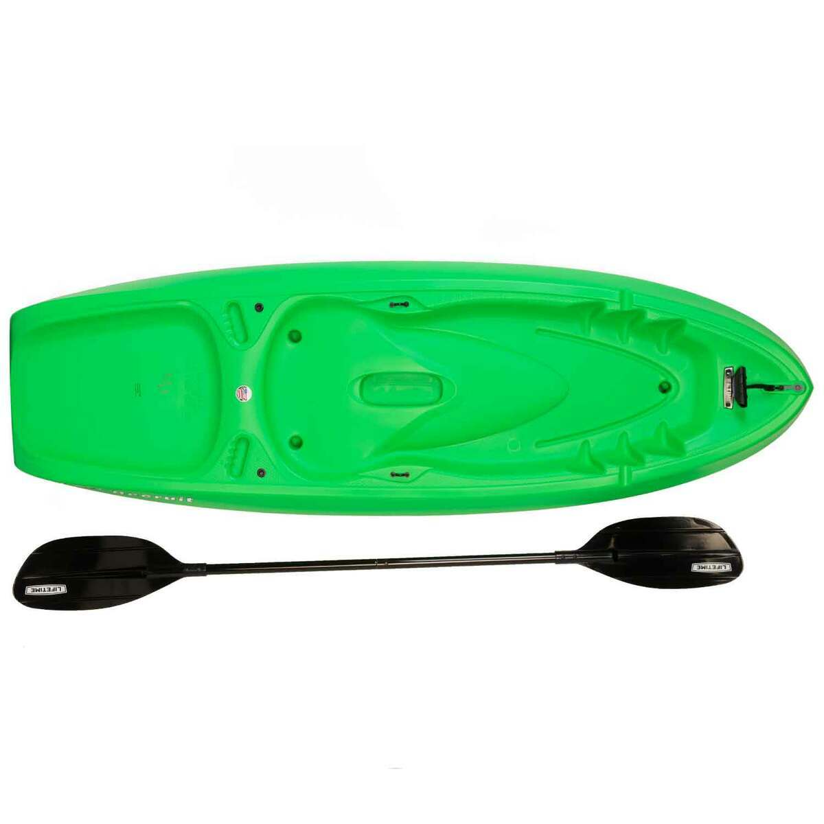 Lifetime Recruit with Paddle Youth SitOnTop Kayak  6.5ft Spring Green