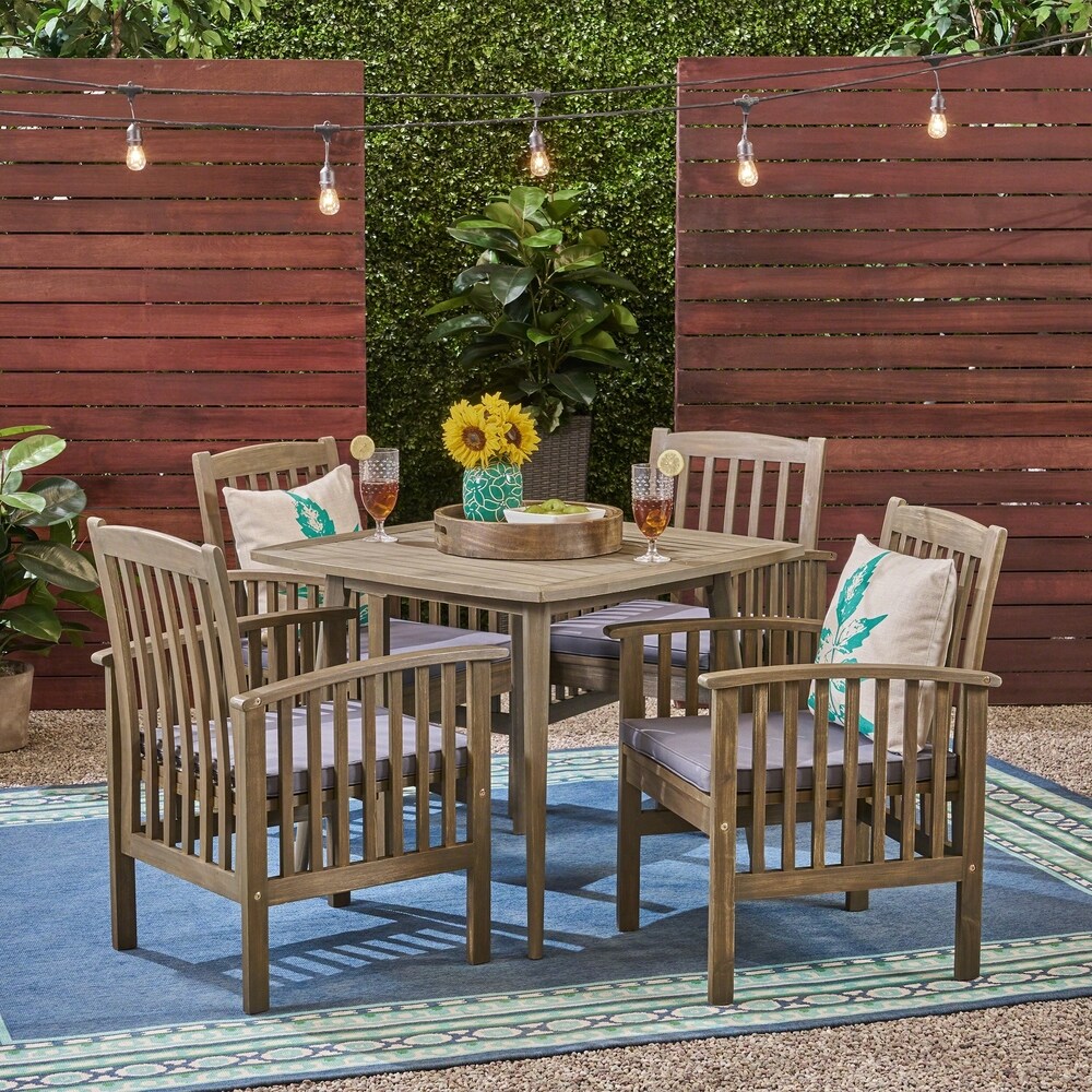 Casa Acacia Patio 5 piece Dining Set by Christopher Knight Home