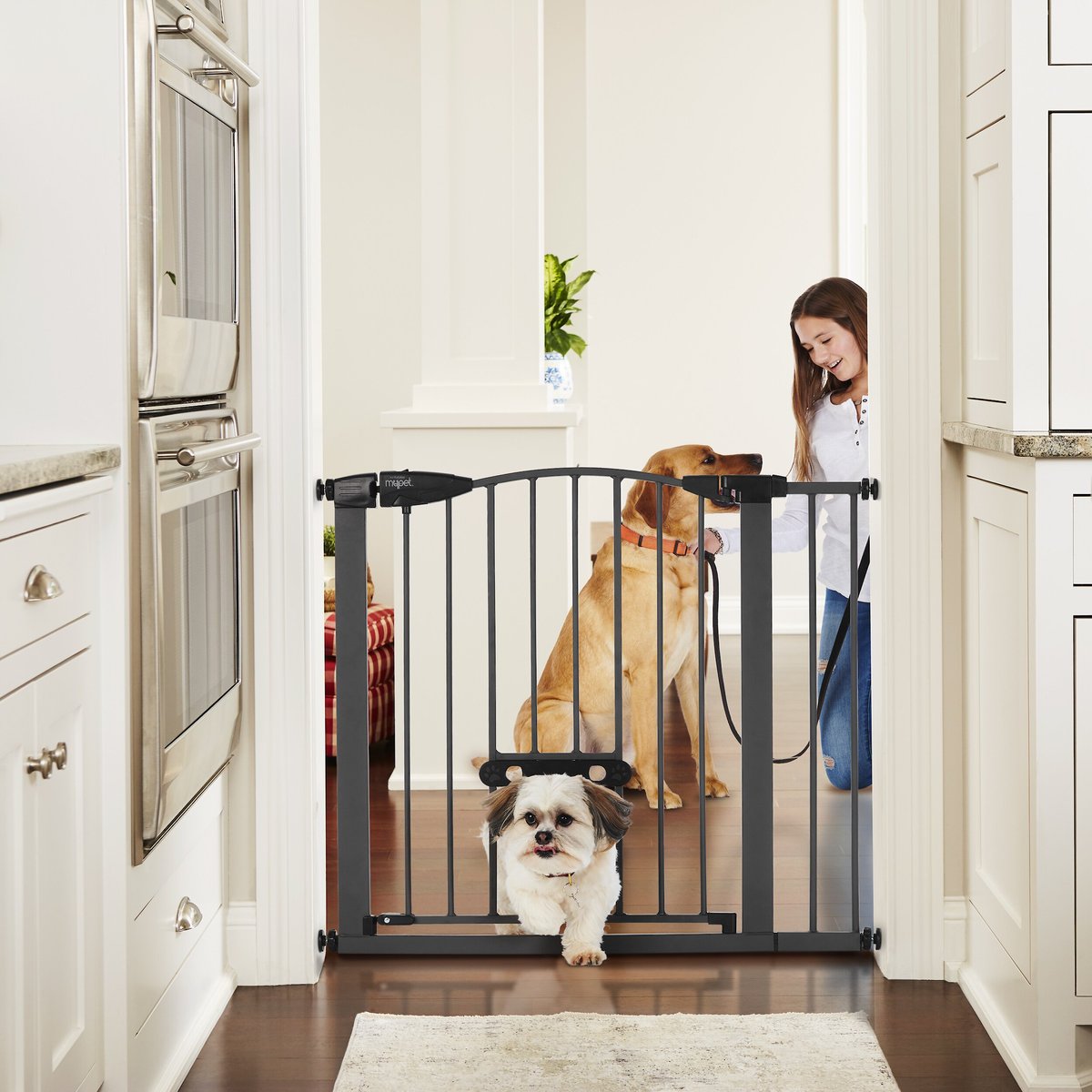 MyPet Wide Deco EasyPass Pet Gate， 30\