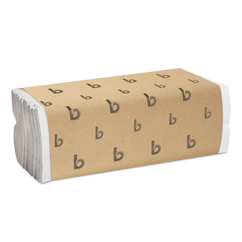 Boardwalk C-Fold Paper Towels | Bleached White， 200 Sheets