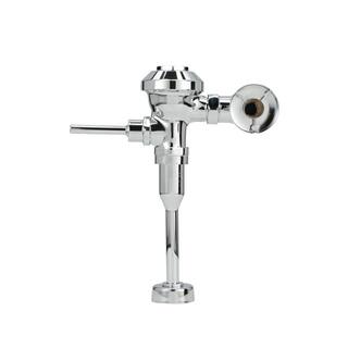 Zurn Aquaflush Exposed Manual Diaphragm Flush Valve with 0.5 GPF Sweat Solder Kit and Cast Wall Flange in Chrome Z6003-EWS-YB-YC