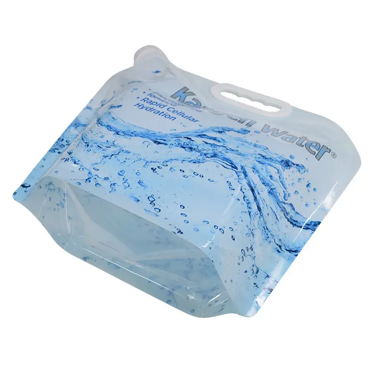 Promotional Outdoor Camping Hiking BPA Free 5L Portable Foldable Plastic Kangen Water Bag