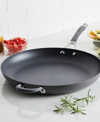 Circulon Radiance Hard Anodized Aluminum Nonstick 14 Frying Pan with Helper Handle