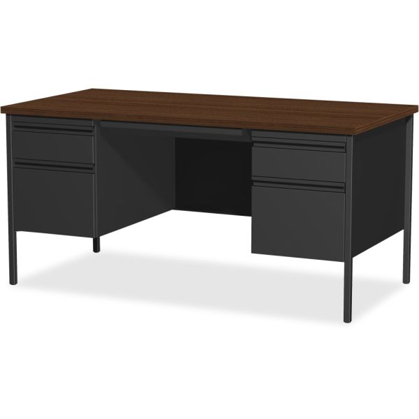 Lorell Fortress Series Double-Pedestal Computer Desk