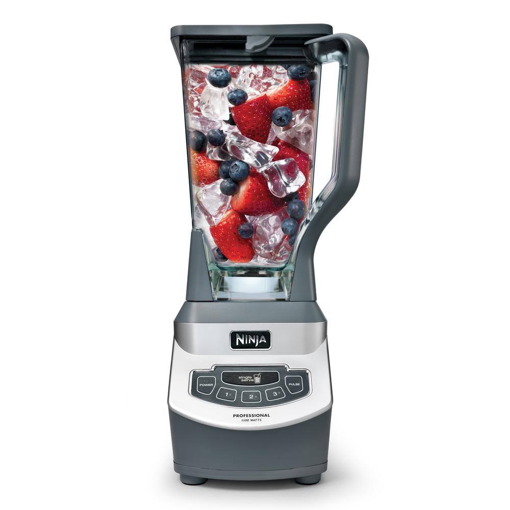 NINJA Nutri Ninja 72 oz. 3-Speed Black Professional Blender with 2 Single Serve Cups (BL660) BL660