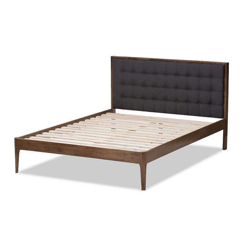 Baxton Studio Jupiter Tufted Platform Bed