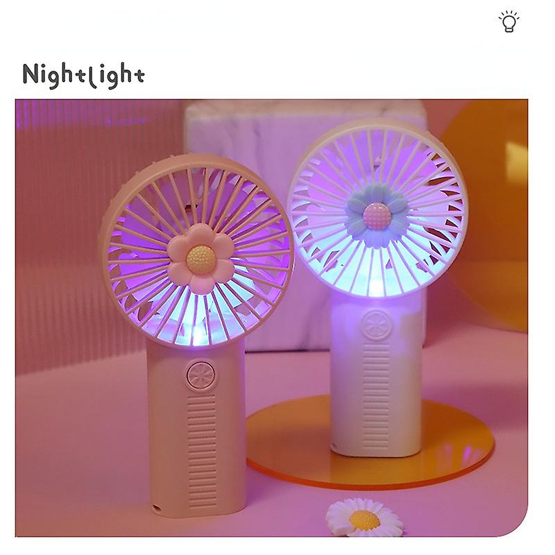 Summer Usb Small Fan Mini Handheld Small Fan Silent Rechargeable