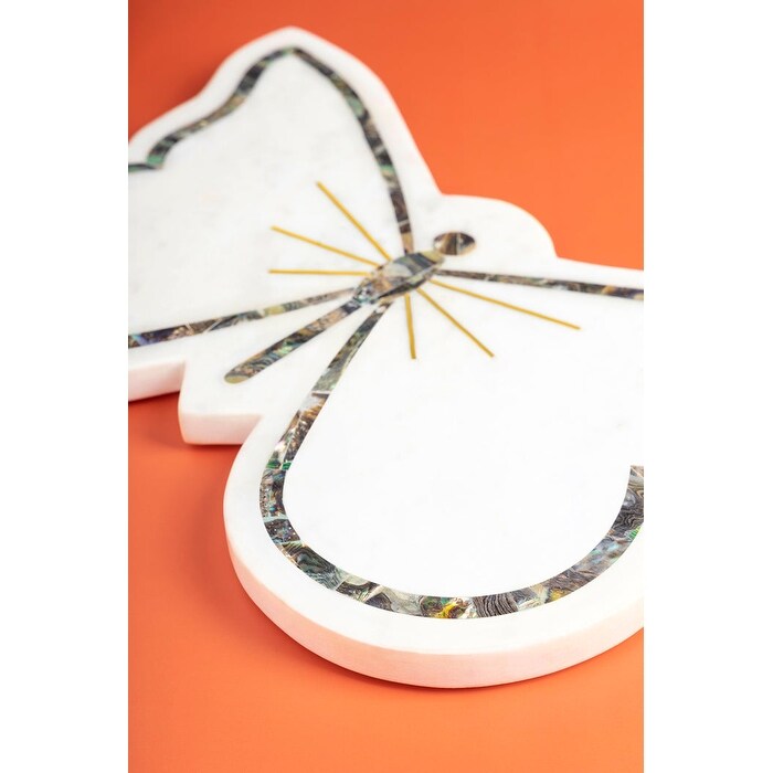 Butterfly Marble Cheese Board   Large