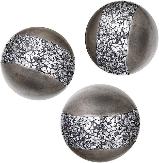 Creative Scents Schonwerk Silver Decorative Orbs