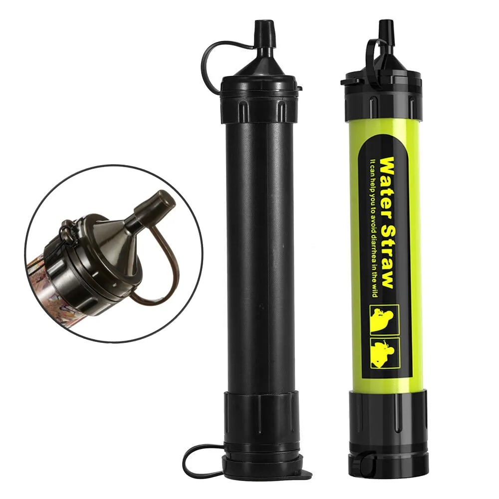 Personal Water Filter 4500L UF Camping Hiking Water Straw 0.01 Micron Outdoor Survival Kit Emergency Water Purifier Straw