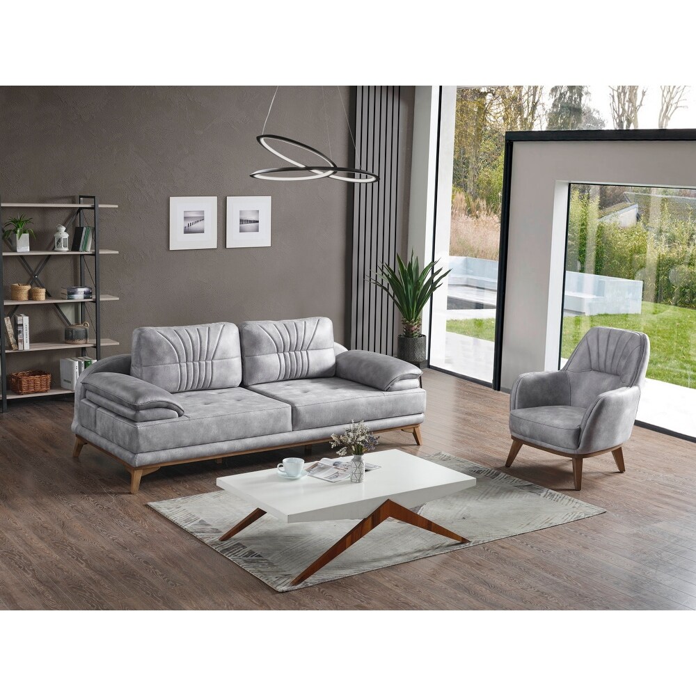 Golfsen 2 Pieces Living Room Sets 1 Sofa 1 Chair