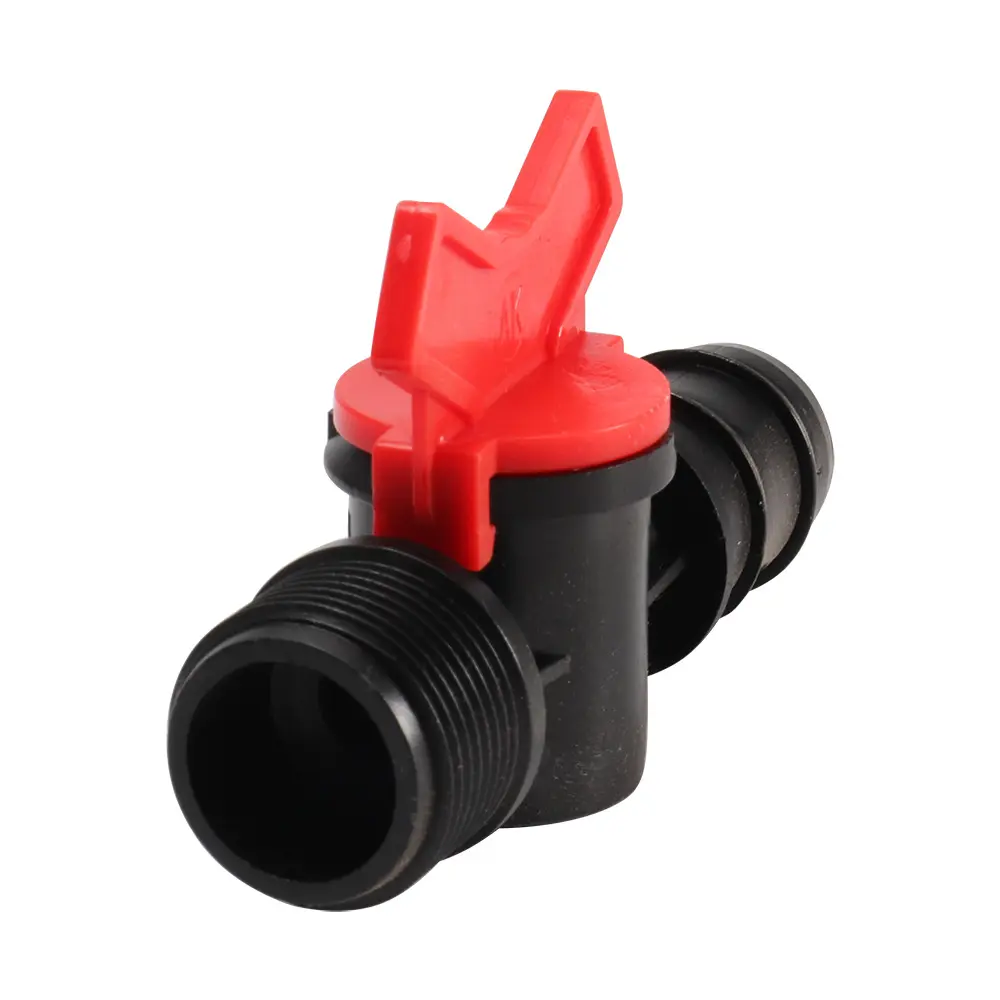 POM new material 25mm turn 6 minute thread ball control regulating switch watering irrigation manual