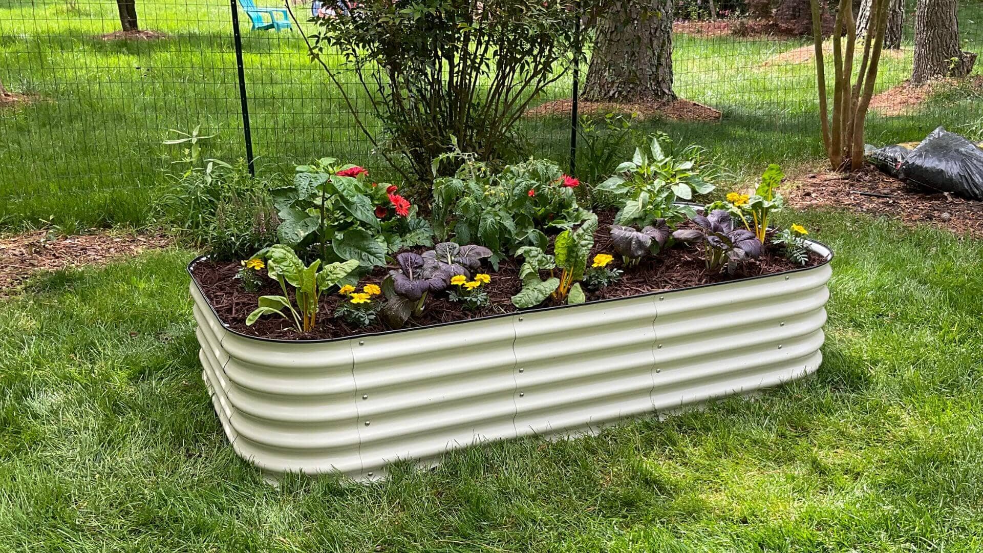 VegHerb's 9-in-1 Metal Raised Garden Bed (17