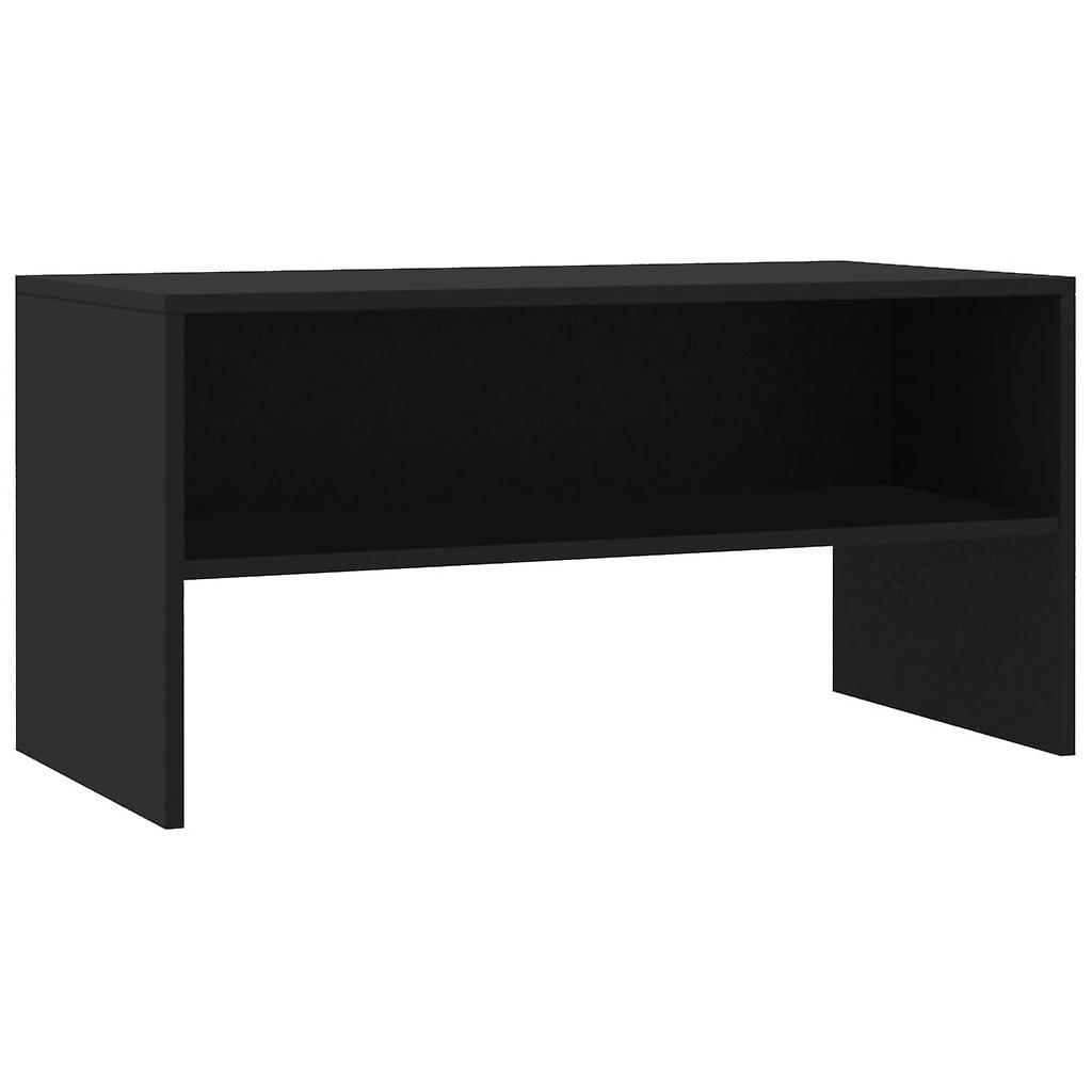 Tv Cabinet Black 80 X 40 X 40 Cm Chipboard No.345540