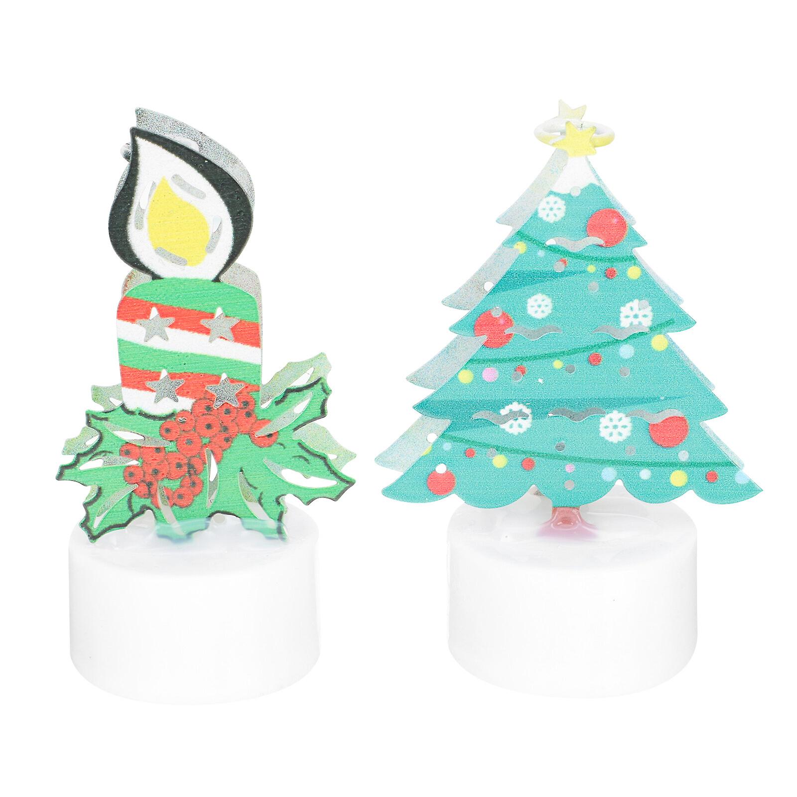 2pcs Household Christmas Decoration Light Led Lights Party Decor Led Light