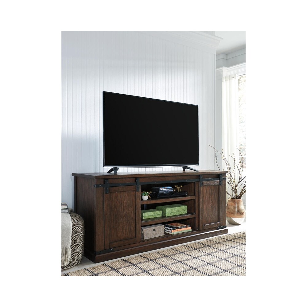 Budmore Rustic Brown XL TV Stand