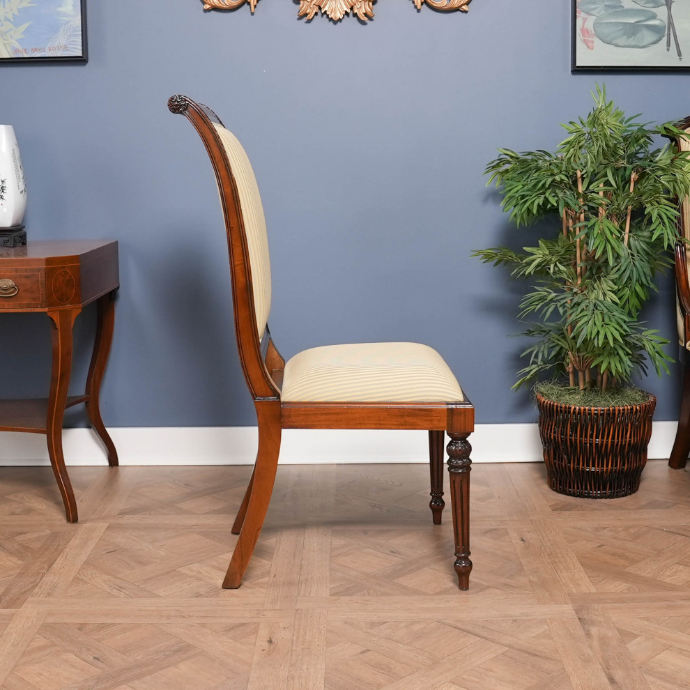 Tall Back Upholstered Side Chair   Traditional   Dining Chairs   by Niagara Furniture  Houzz