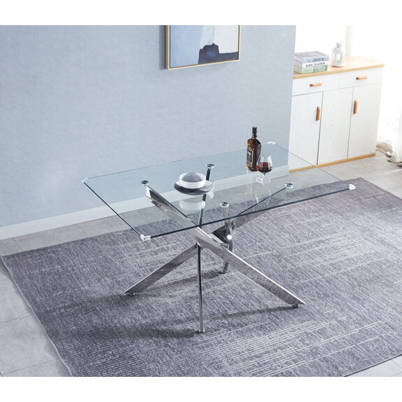 Glass Table for Dining Room/Kitchen  0.39 Thick T...