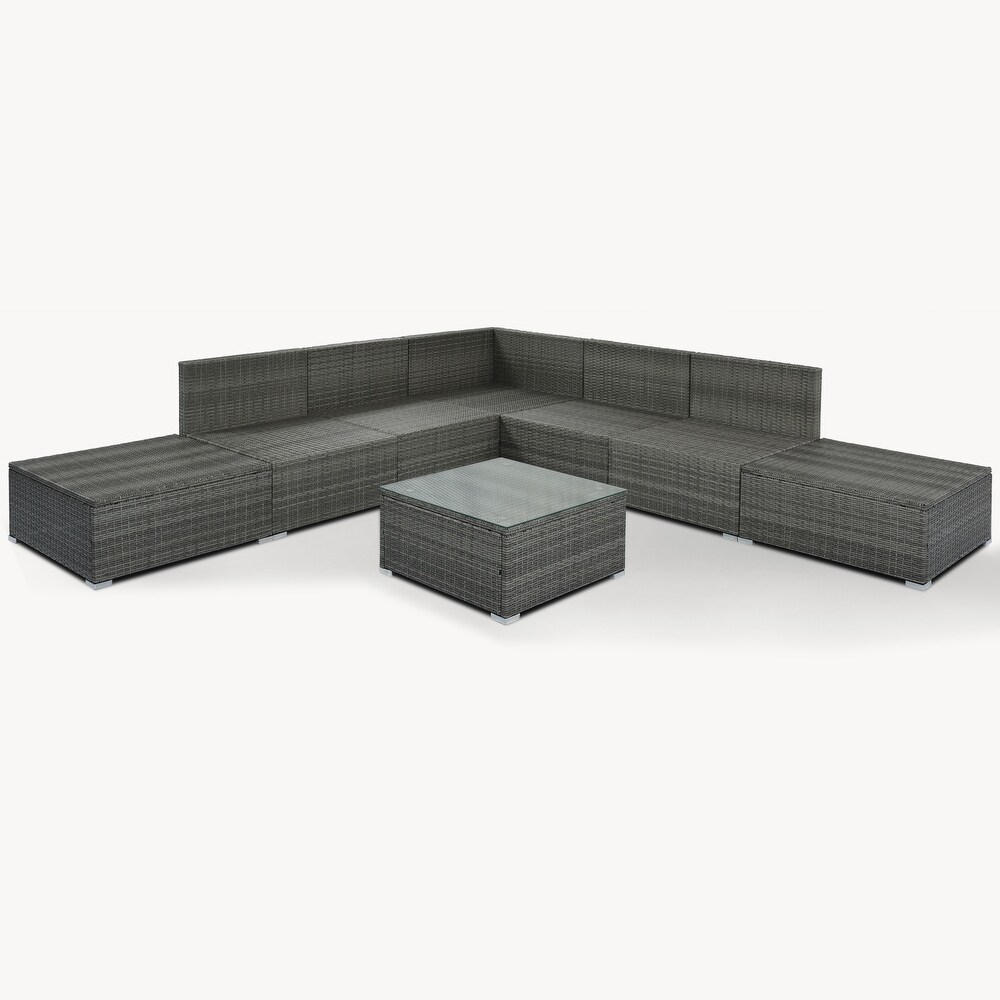8 Pieces Outdoor Patio Furniture Sets