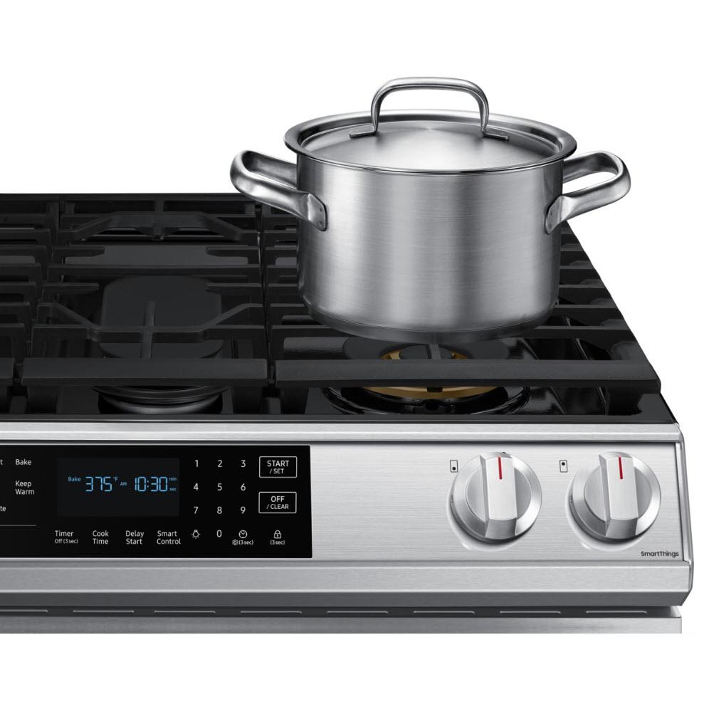  30-inch Slide-in Gas Range with Wi-Fi Connect NX60T8511SS/AA