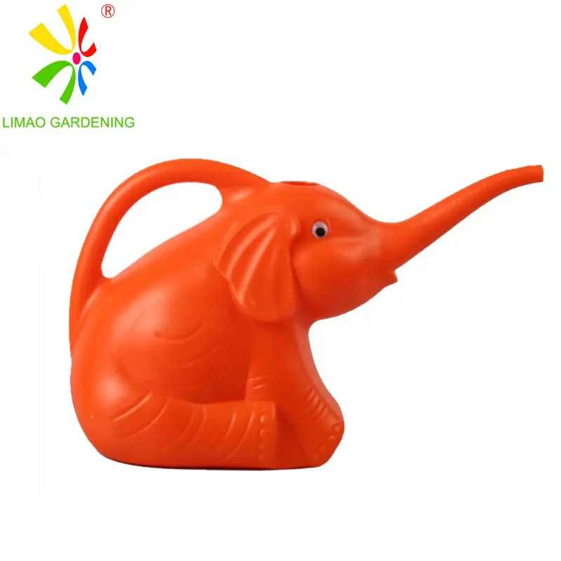 Factory supply  2L plastic elephant cute watering can