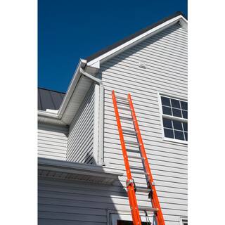 Louisville Ladder 20 ft. Fiberglass Extension Ladder with 300 lbs. Load Capacity Type 1A Duty Rating FE3220