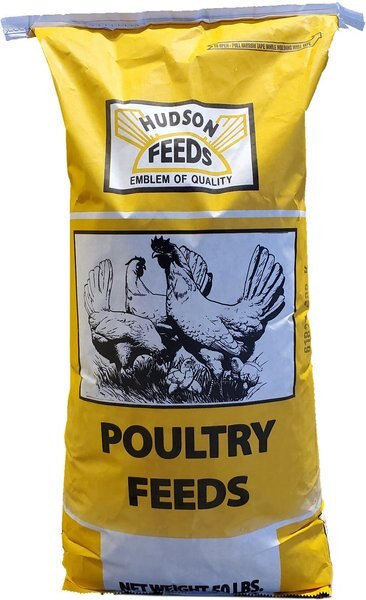 Hudson Feeds Multi-Flock Starter Complete Poultry Feed， 50-lb bag